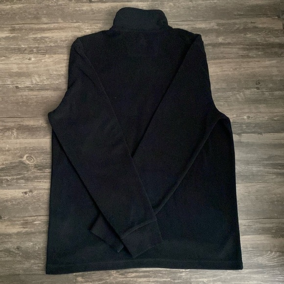 Banana Republic Mens Black Fleece Jacket Size L - Picture 8 of 9